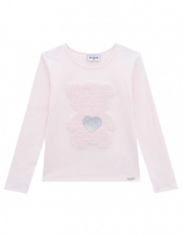 Blusa Infantil Menina Urso...