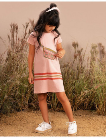 Vestido Infantil Pochete –...