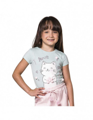 Blusa Infantil Menina em...