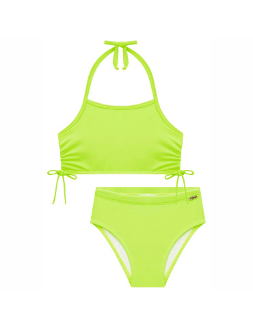 Biquini Infantil Verde Neon...