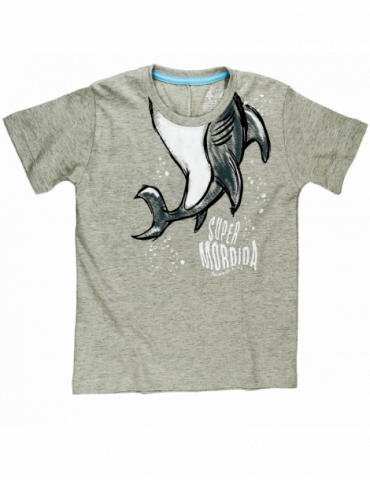 Camiseta Infantil Tubarão...